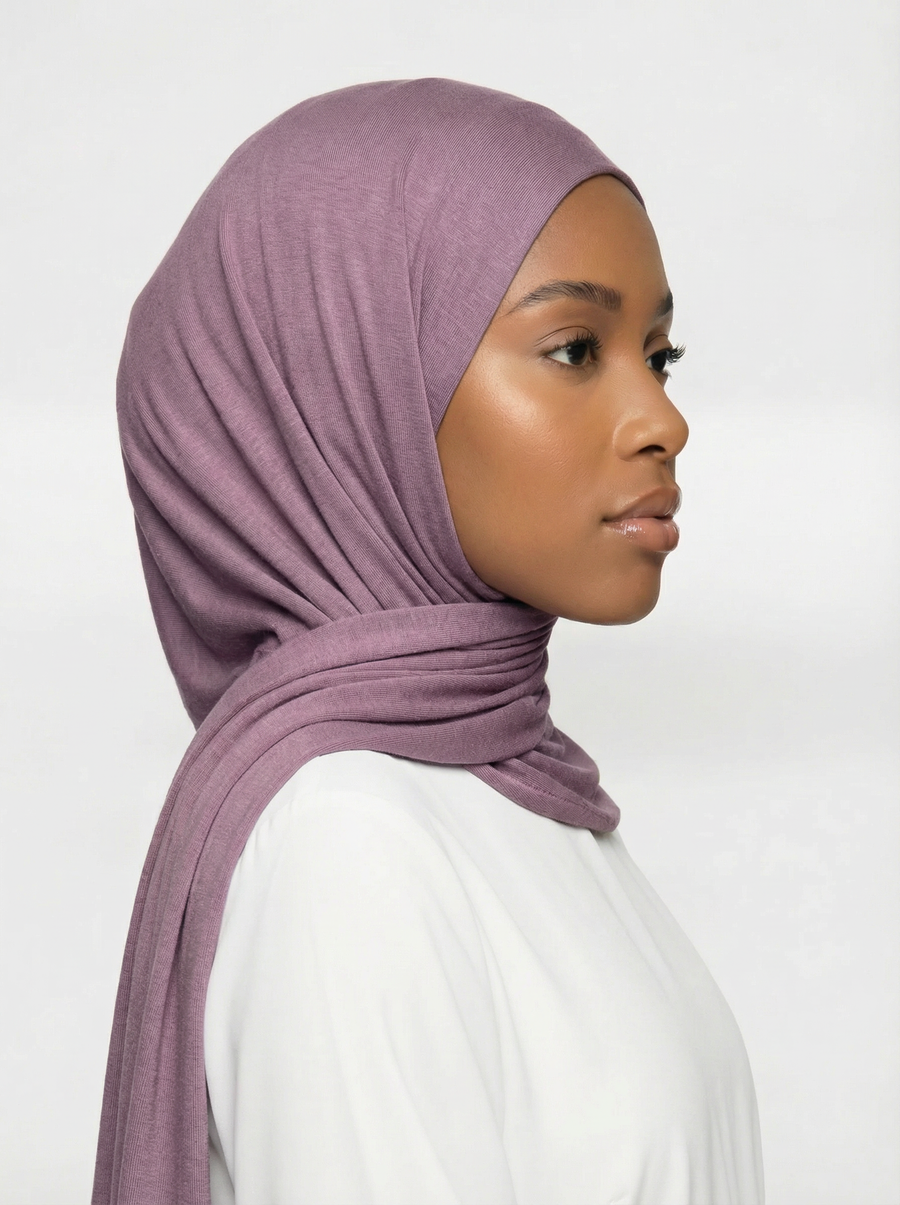 Dusty Pink Jersey Hijab