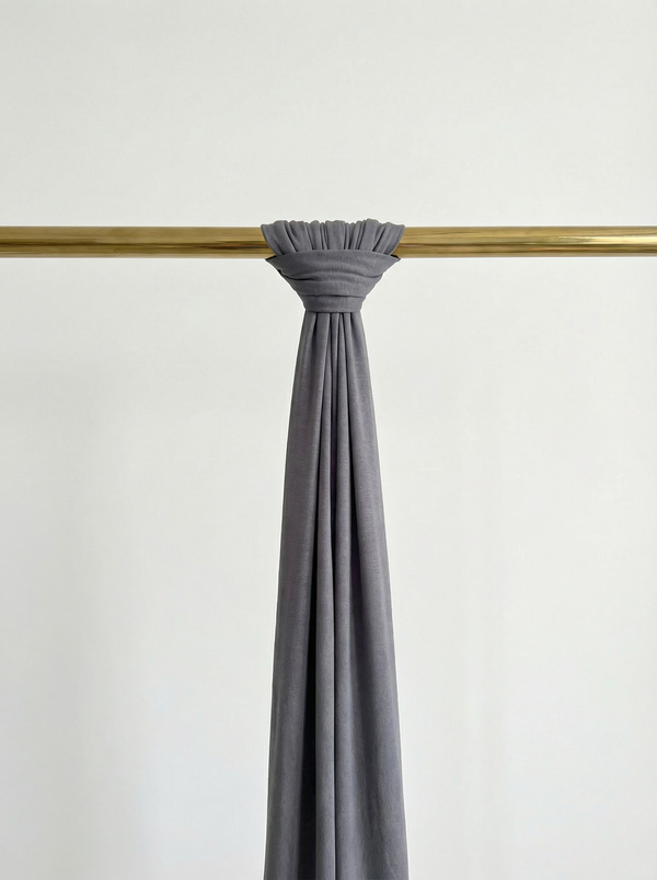 Pure Grey Jersey Hijab