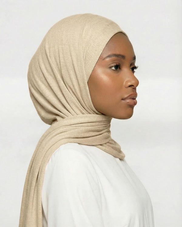 Vanilla Jersey Hijab