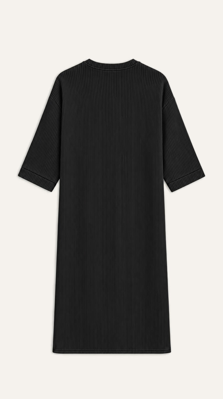Short Sleeve Knitted Dress