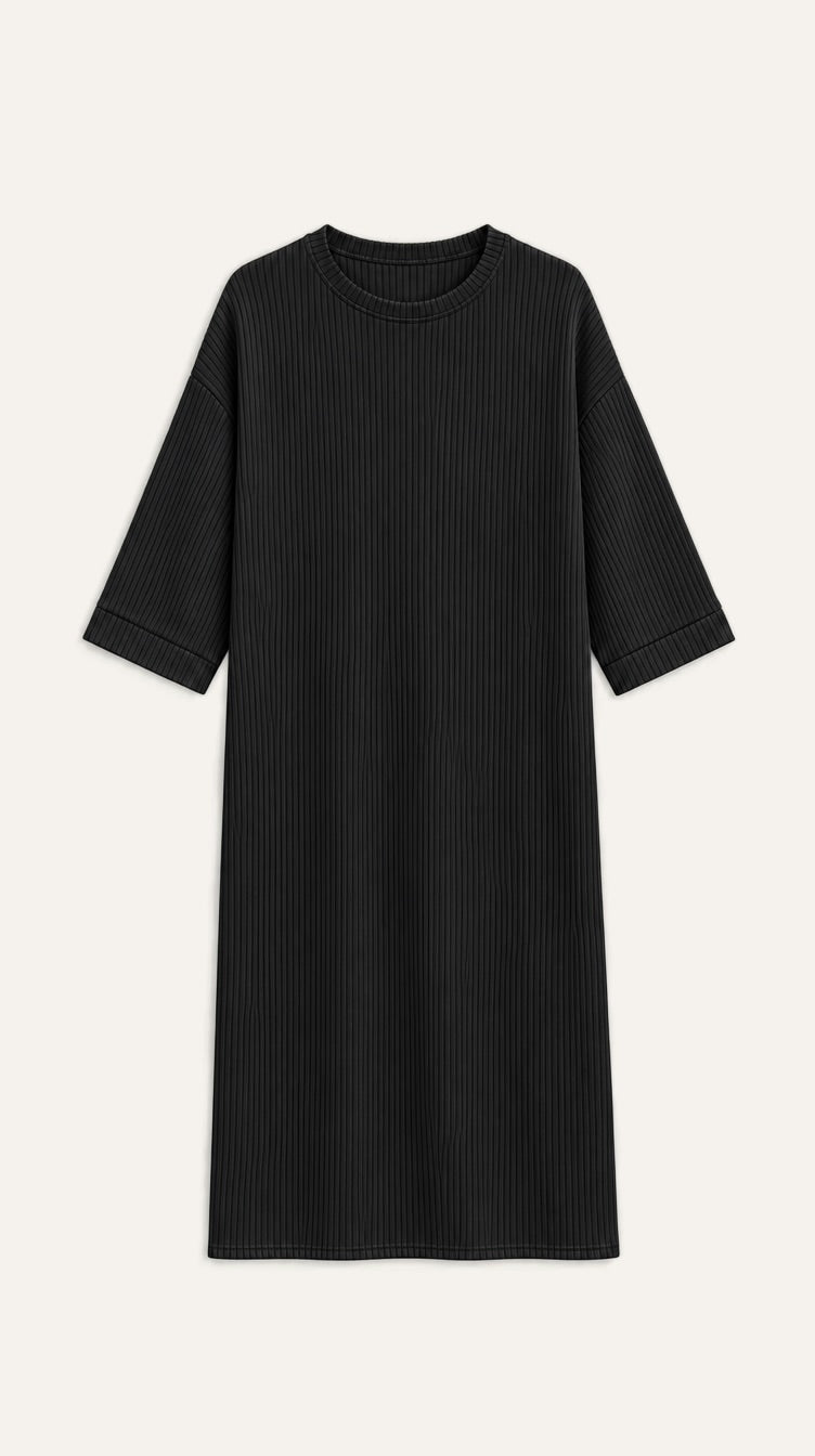 Short Sleeve Knitted Dress