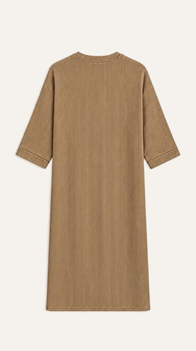 Short Sleeve Knitted Dress