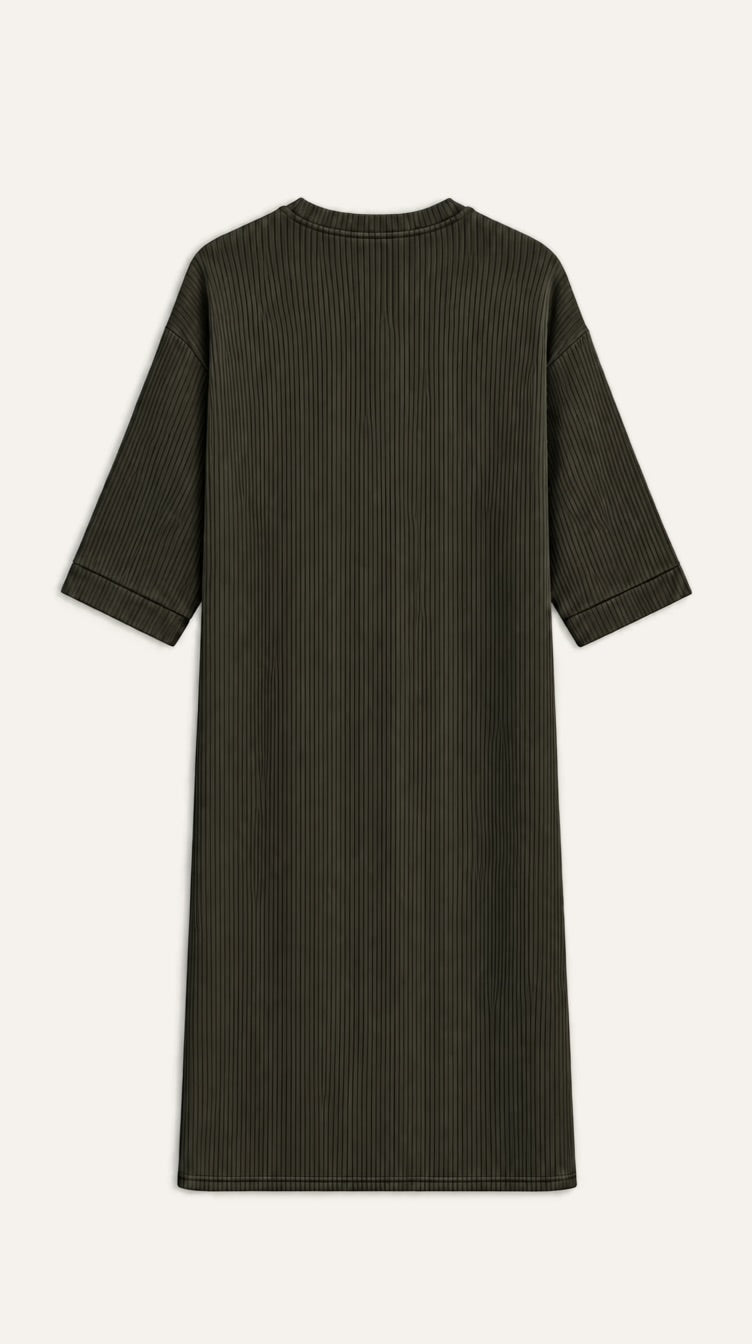 Short Sleeve Knitted Dress