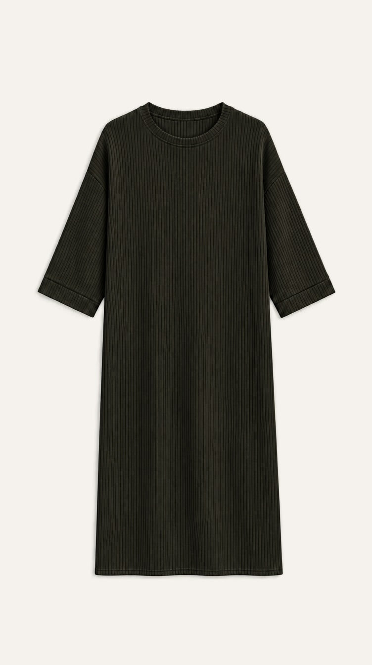 Short Sleeve Knitted Dress