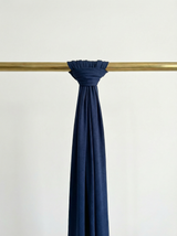 Navy Blue Jersey Hijab