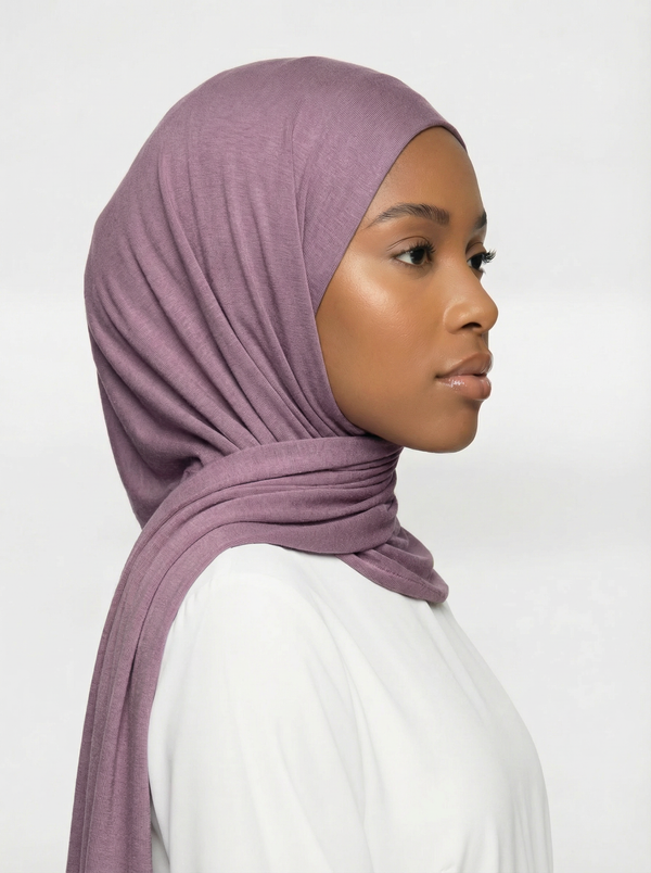 Dusty Pink Jersey Hijab