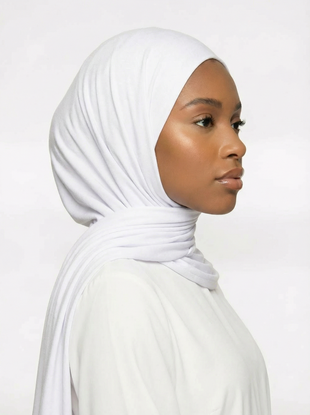 White Jersey Hijab