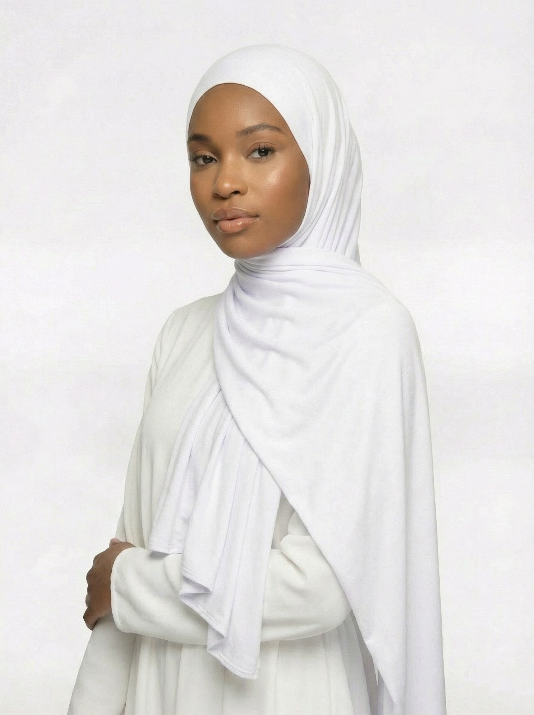 White Jersey Hijab