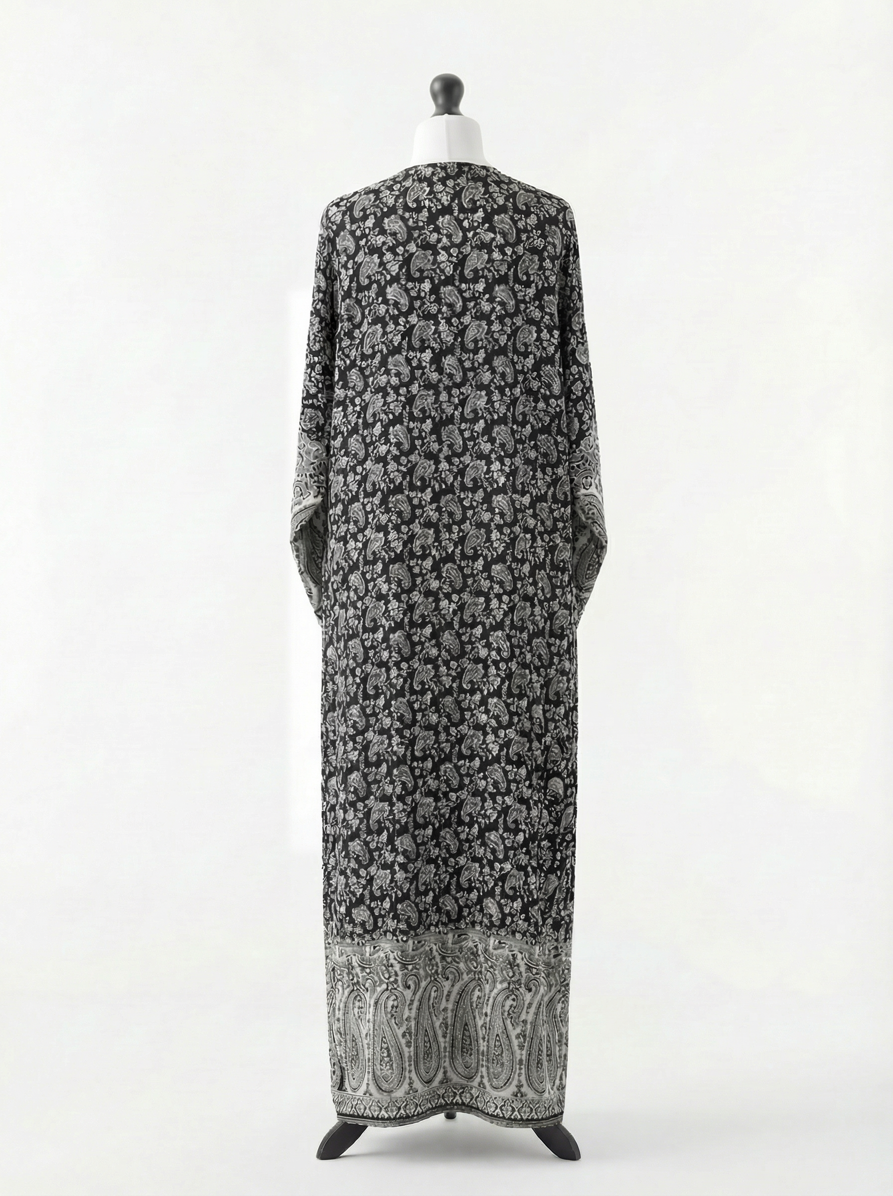 Black | Gemstone Pashmina Abaya