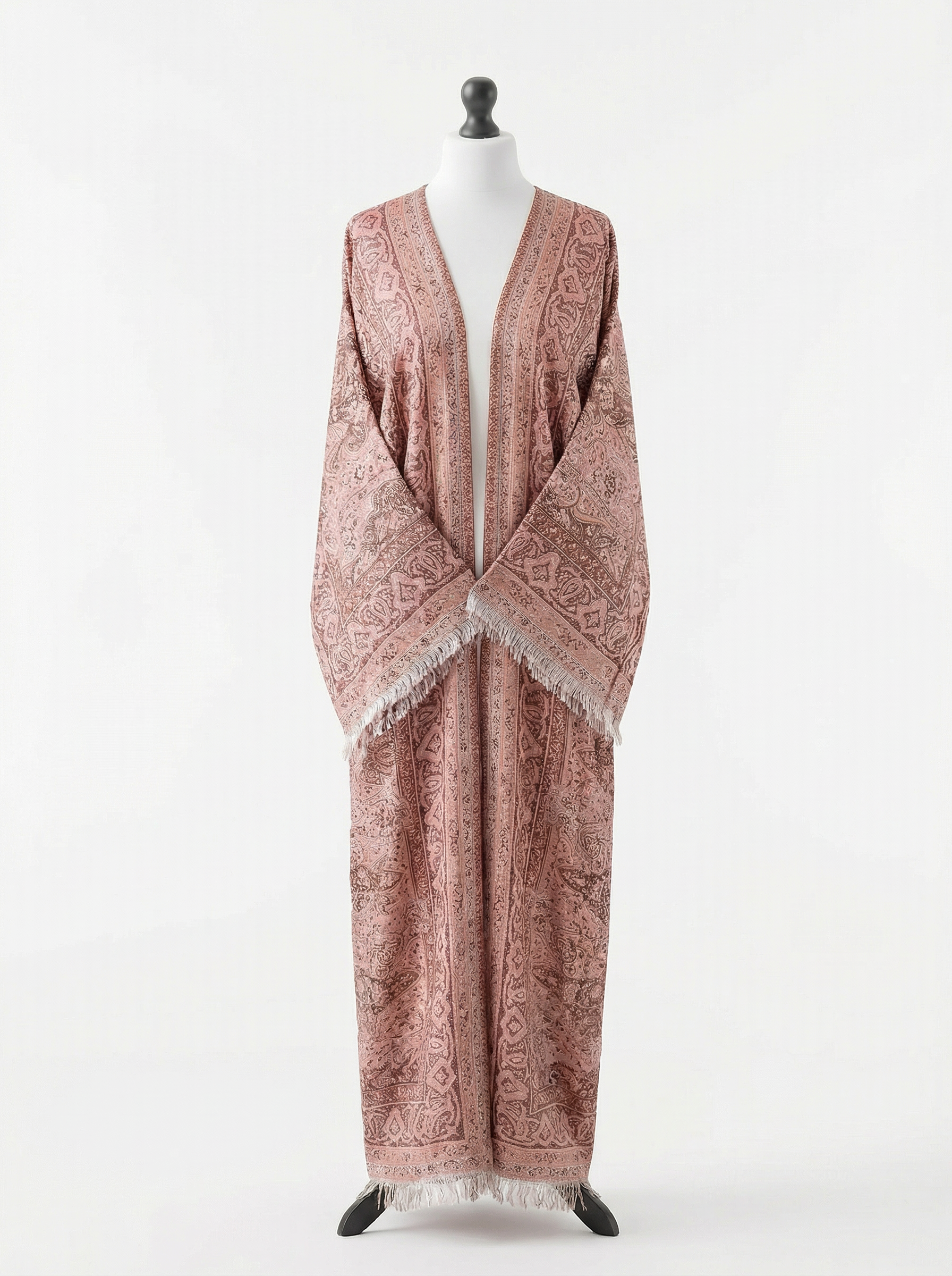 Dusty Rose | Gemstone Pashmina Abaya