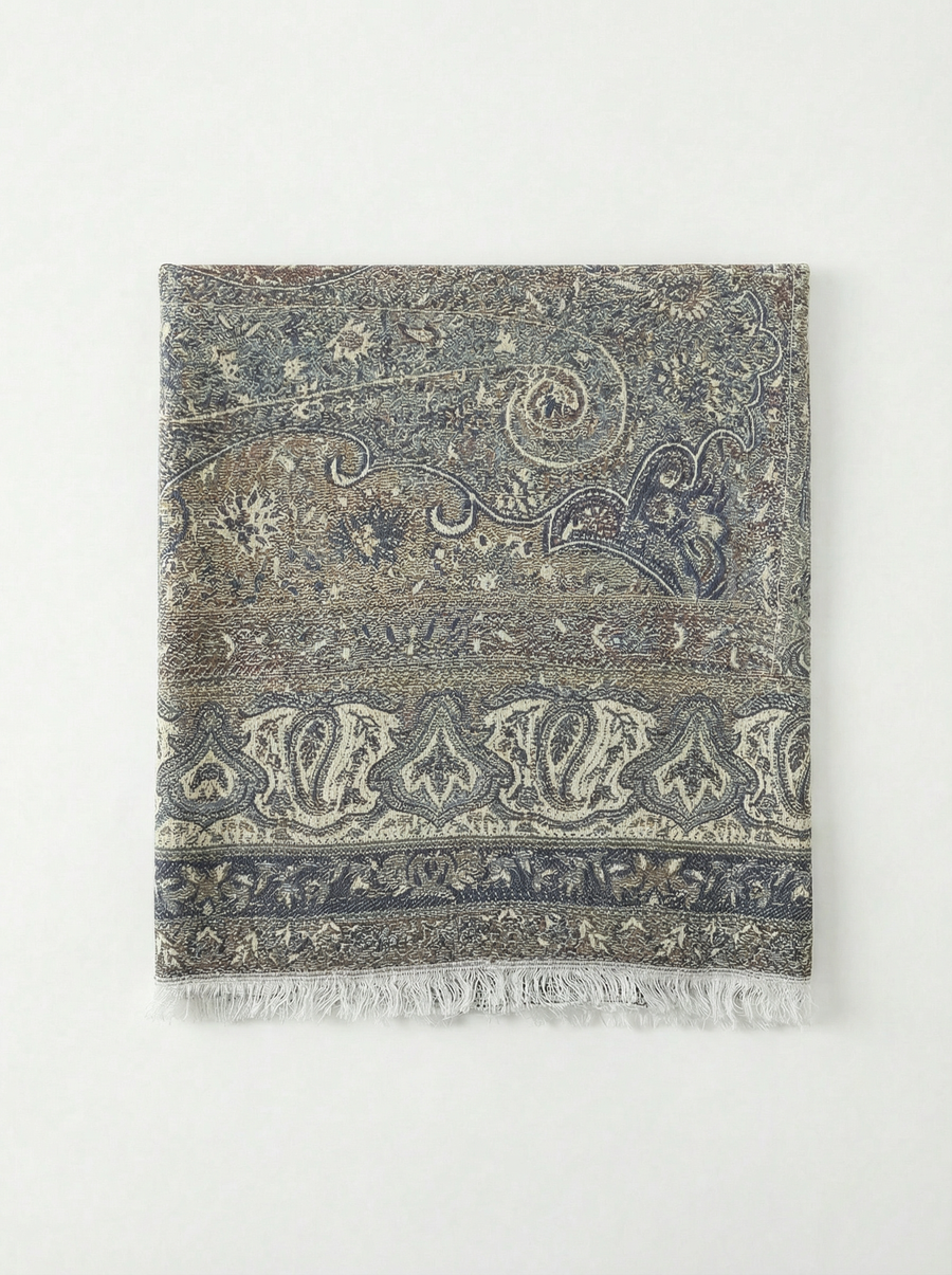 Muted Sage | Gemstone Pashmina Abaya