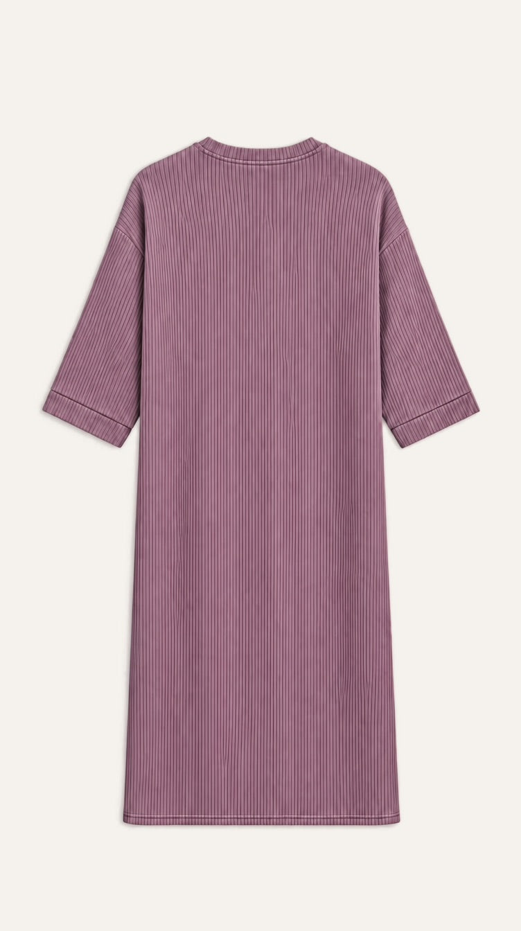 Short Sleeve Knitted Dress