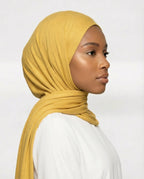 Mango Yellow Jersey Hijab