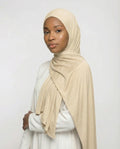 Vanilla Jersey Hijab