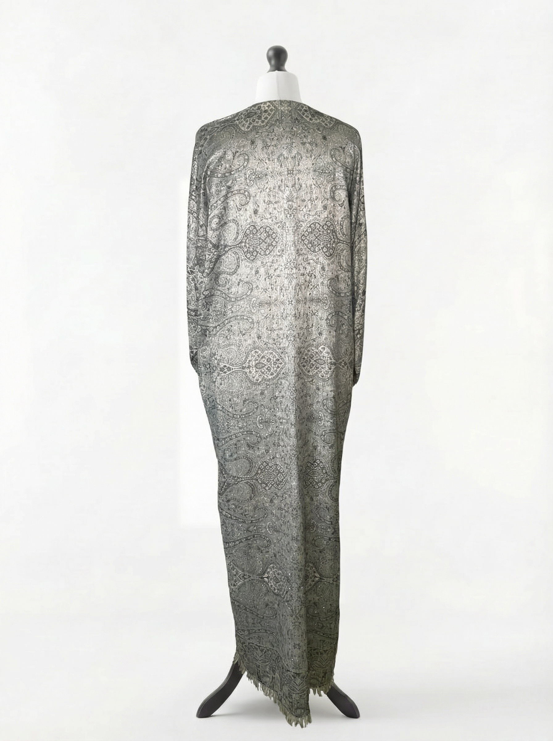 Silver | Gemstone Pashmina Abaya