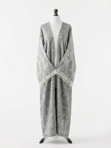 Silver | Gemstone Pashmina Abaya