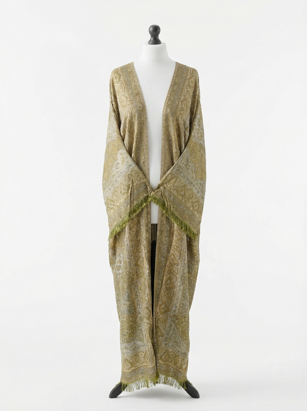 Champagne Olive | Gemstone Pashmina Abaya
