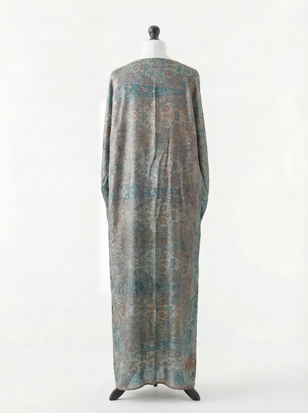 Dusty Teal | Gemstone Pashmina Abaya