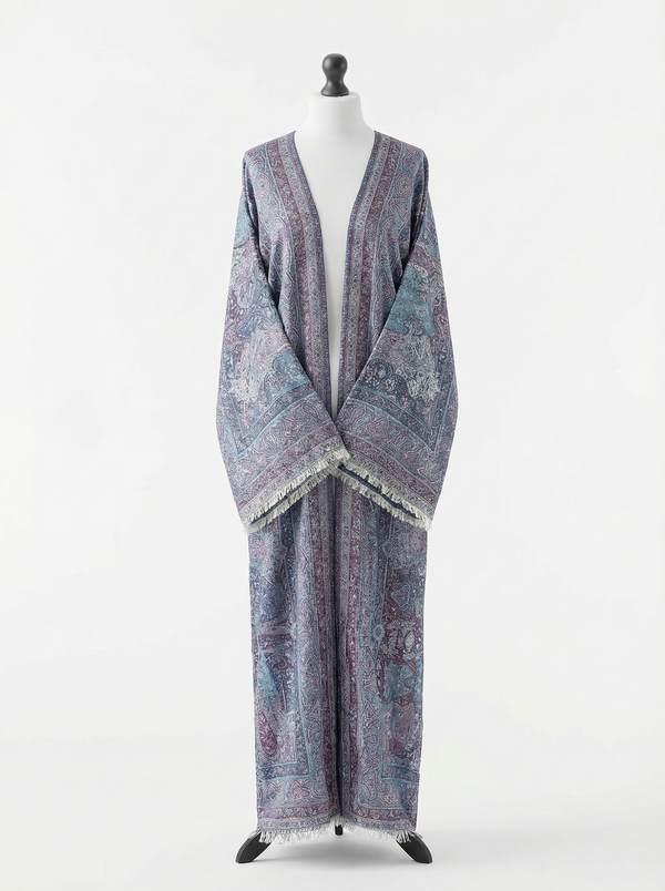 Dusty Lavender | Gemstone Pashmina Abaya